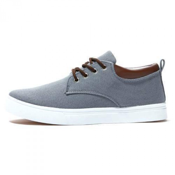 Baskets Chaussures Toile Casual Look Summer Trendy Gris